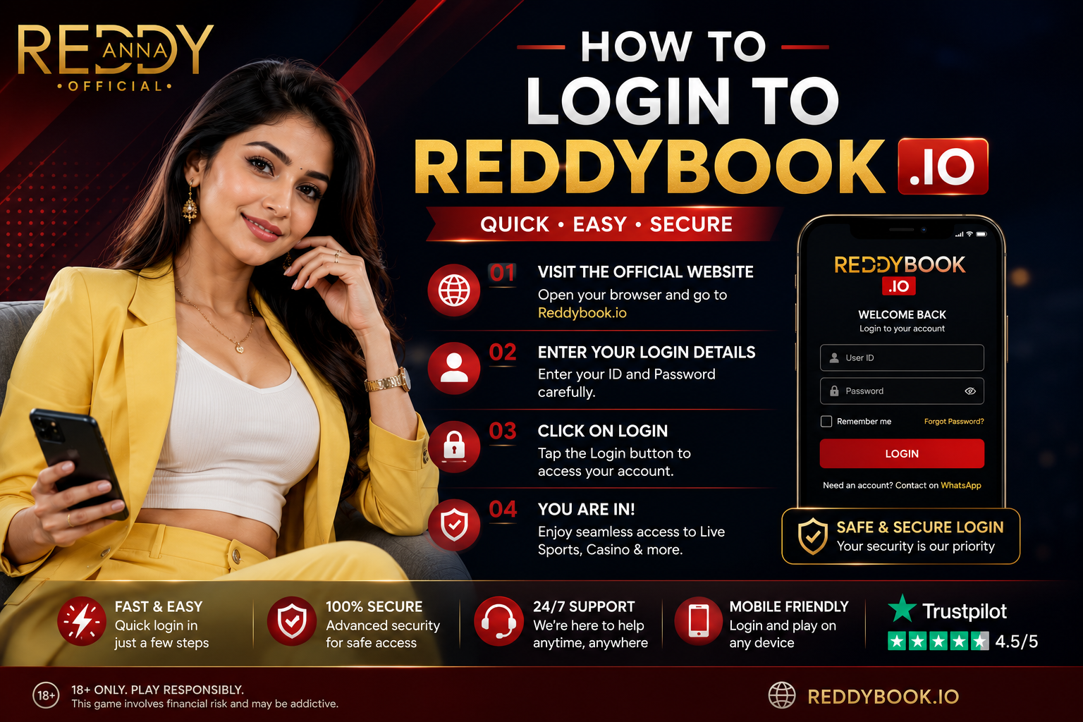 Reddybook IO login page guide for Indian users 2026